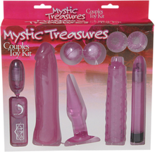 Mystic Treasures Couples Kit - Rosa Vibrator Set 8 Delar