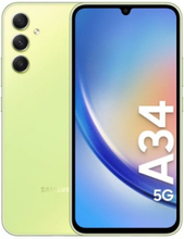 Samsung Galaxy A34 5G 16,8 cm (6.6") Hybridi-Dual SIM USB Type-C 8 GB 256 GB 5000 mAh Lime