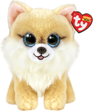 H Ycomb - Tan Dog Reg Toys Soft Toys Stuffed Animals Beige TY*Betinget Tilbud