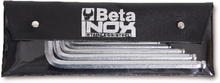 Set 7 chiavi maschio esagonali piegate in acciaio INOX 96BPINOX/B7