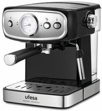 Hurtig manuel kaffemaskine UFESA CE7244 Sølvfarvet Sort 850 W 1,5 L