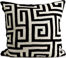 Knitted C/C 50X50Cm Home Textiles Cushions & Blankets Cushion Covers Svart Ceannis*Betinget Tilbud