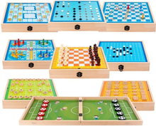 12 In 1 Beech Multi-Function Game Chess Two-Person Battle Parent-Child Interaction Ejection Chess
