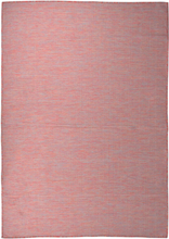 vidaXL Utendørs flatvevd teppe 140x200 cm rød