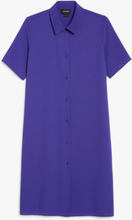 Midi shirt dress - Purple