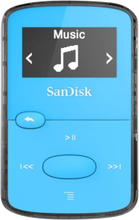 SanDisk Clip Jam, MP3-soitin, 8 GB, OLED, USB 2.0, FM-radio, Sininen