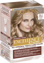 L'oréal Paris Excellence Universal Nudes 8U Universal Light Blonde Beauty Women Hair Care Color Treatments Nude L'Oréal Paris