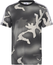 Graphics Camo Allover Print T-Shirt T-shirts & Tops Short-sleeved Svart Adidas Originals*Betinget Tilbud