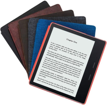 Amazon Kindle Oasis - 10. sukupolvi - e-kirjojen lukulaite - 32 GB - 7" yksivärinen Paperwhite - kosketusnäyttö - Bluetooth, Wi-Fi - grafiittia