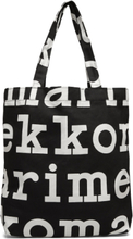 Notko Logo Bags Totes Black Marimekko