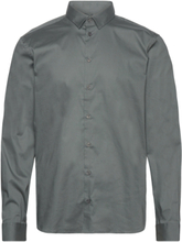 Palle Slim Fit Shirt Skjorte Business Kakigrønn Casual Friday*Betinget Tilbud