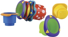 Nuby Stacking Bath Cups 5-p