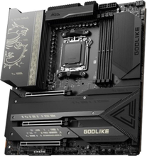 MSI MEG X670E GODLIKE, AMD, Pistoke AM5, DDR5-SDRAM, 128 GB, DIMM, Kaksikanava