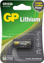 Batteri GP Batteries Lithium CR123A 1-p