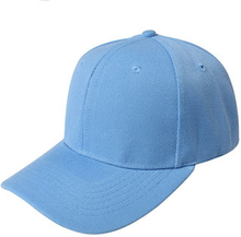 Men Women Pure Color Baseball Cap Adjustable Classic Cotton Summer Sun Hat