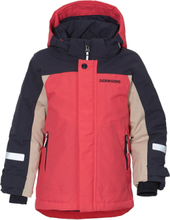 Neptun Kids Jkt Outerwear Snow/ski Clothing Snow/ski Jacket Rosa Didriksons*Betinget Tilbud