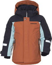 Neptun Kids Jkt Outerwear Snow/ski Clothing Snow/ski Jacket Brun Didriksons*Betinget Tilbud