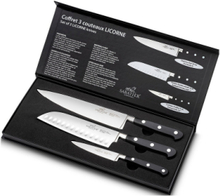 Knife Set Licorne 3-Pack Home Kitchen Knives & Accessories Knife Sets Black Lion Sabatier