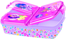 My Little Pony Multi Comp. Sandwich Box Home Meal Time Lunch Boxes Rosa My Little Pony*Betinget Tilbud