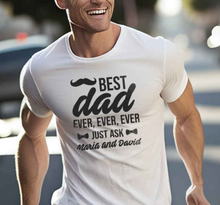 Beste vader Vaderdag t-shirt