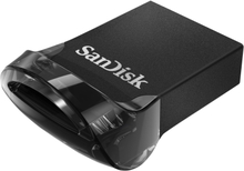 SanDisk Ultra Fit, 512 GB, USB A-tyyppi, 3.2 Gen 1 (3.1 Gen 1), 130 MB/s, Ilman suojusta, Musta
