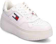 Tjw Retro Basket Flatform Ess Low-top Sneakers White Tommy Hilfiger