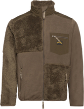 Patchwork Fleece Jacket Designers Sweatshirts & Hoodies Fleeces & Midlayers Khaki Green Stan Ray