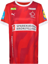 Dansk Håndbold Home Jersey W Sport T-shirts & Tops Short-sleeved Red PUMA