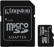Kingston - Flash-minneskort (adapter, microSDHC till SD inkluderad) - 16 GB - UHS Class 1 / Class10 - microSDHC UHS-I
