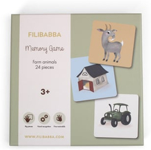Filibabba Memory -Spil - Bondegårdsdyr