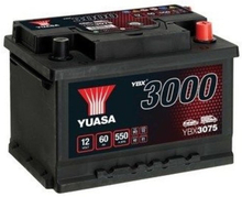 Bilbatteri SMF Yuasa YBX3075 12V 60Ah 550A