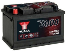 Bilbatteri SMF Yuasa YBX3086 12V 76Ah 680A