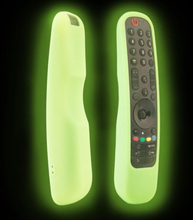 For LG MR21GA/MR21GC 2pcs Remote Control Silicone Case(Fluorescent Green)