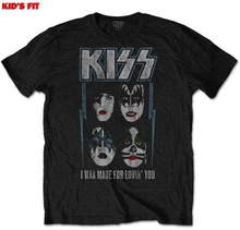 KISS: Kids T-Shirt/Made For Lovin"' You (11-12 Years)