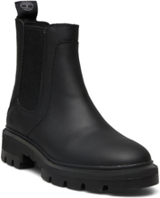 Cortina Valley Mid Chelsea Boot Jet Black Shoes Chelsea Boots Black Timberland