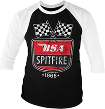 BSA Spitfire 1966 Baseball 3/4 Sleeve Tee, Long Sleeve T-Shirt