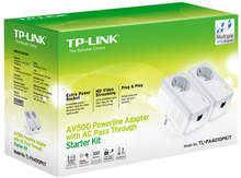 TP-Link TL-PA4010P KIT V5 PowerLine-verkkosovitin 600 Mbit/s Ethernet LAN Valkoinen 2 kpl