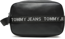 Necessär Tommy Jeans Tjm Essential Leather Washbag AM0AM11425 Svart