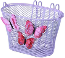 Basil Jasmin Butterfly, Etu, Polkupyöräkori, Terästä, Lila, 5 kg, 280 mm