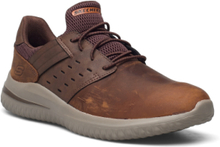 Mens Delson 3.0 - Ezra Lave Sneakers Brun Skechers*Betinget Tilbud