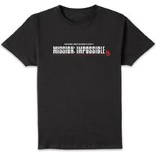 Mission Impossible Mission Impossible !!!Black Acid Wash!!! Men's T-Shirt - Black - S - Black