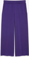Wide leg super-soft trousers - Purple