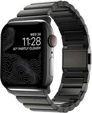 NOMAD Apple Watch 42/44/45mm/Apple Watch Ultra Armband Steel Band V2 Graphite