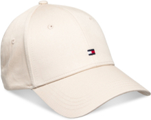 Essential Flag Cap Accessories Headwear Caps Beige Tommy Hilfiger*Betinget Tilbud