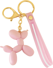 Nyckelring ballong rosa