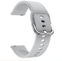 Silicone Solid Color Watch Strap for Garmin Vivoactive 4S, Vivomove 3S, Etc