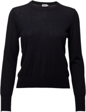 Merino R-Neck Sweater Pullover Blå Filippa K*Betinget Tilbud