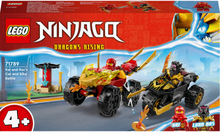 LEGO NINJAGO: Kai and Ras's Car and Bike Battle Toys (71789)