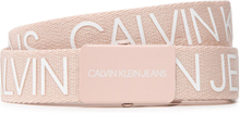 Barnskärp Calvin Klein Canvas Logo Belt IU0IU00125 Rosa