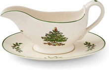 Spode Christmas Tree sausekanne med fat 31 cl